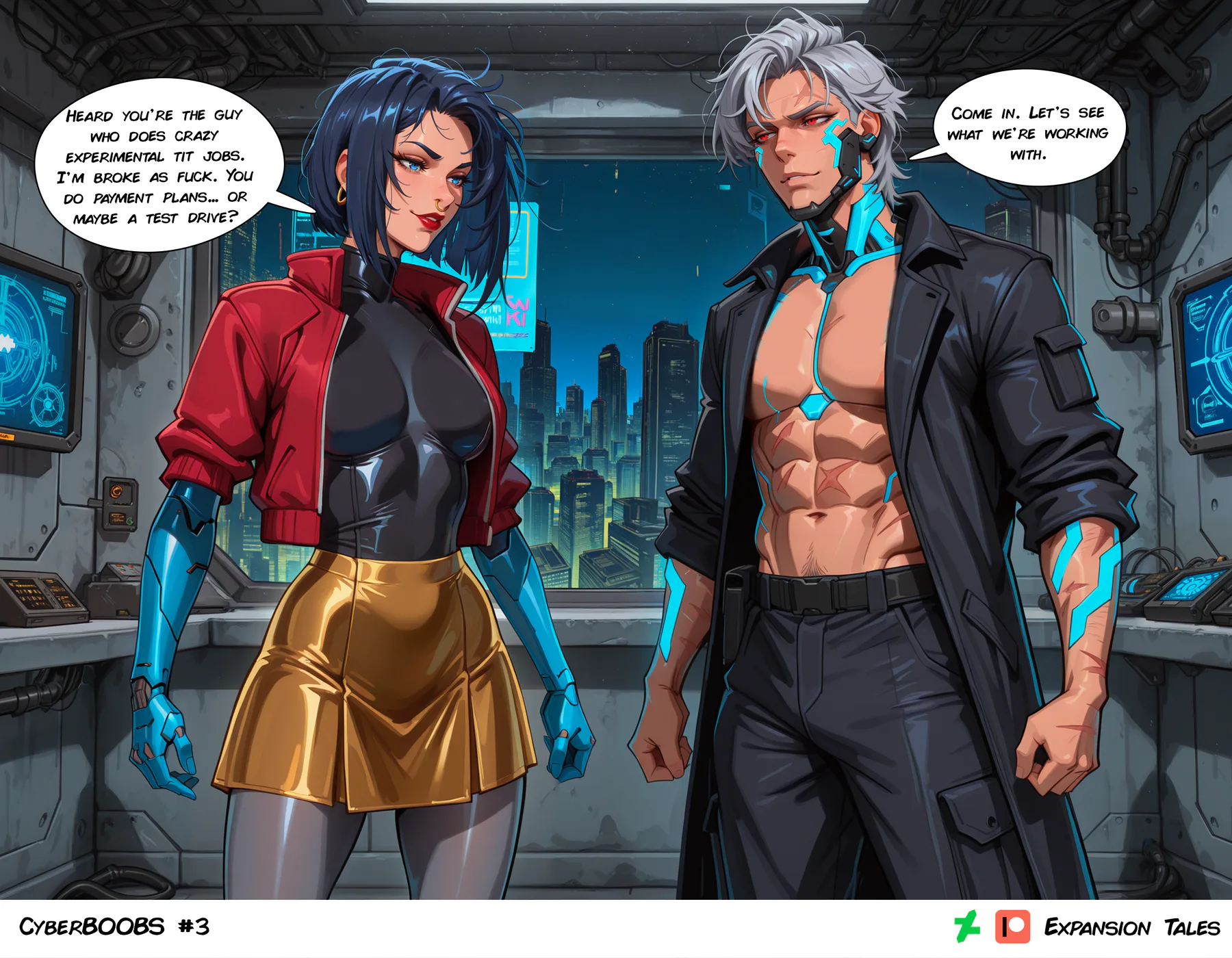 CyberBoobs Chapter 1, page 3