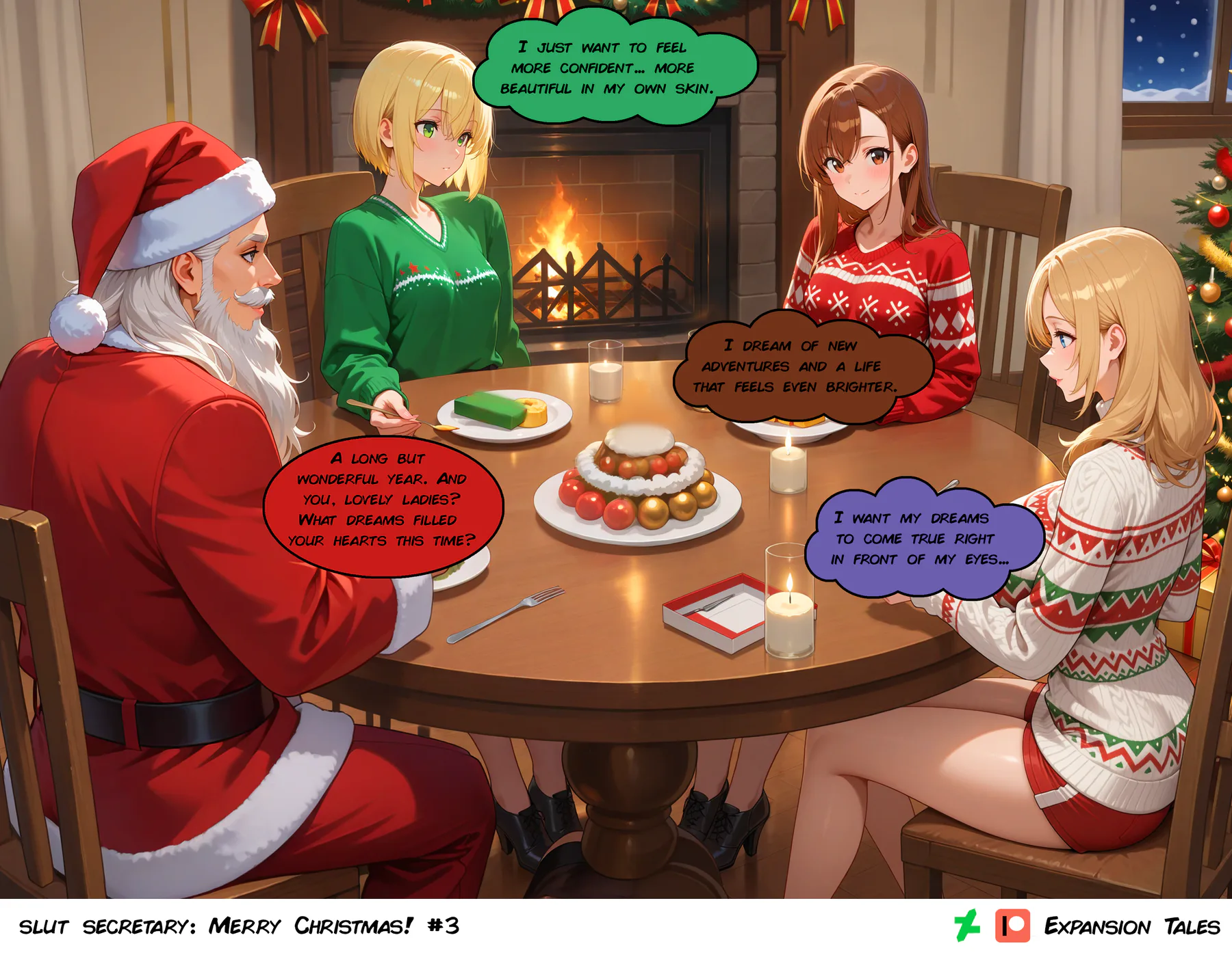 New Slut Secretary: Merry Christmas Chapter 1, page 3