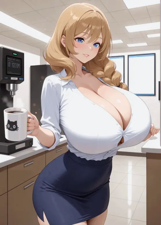 New Slut Secretary: Morning Coffee comic cover