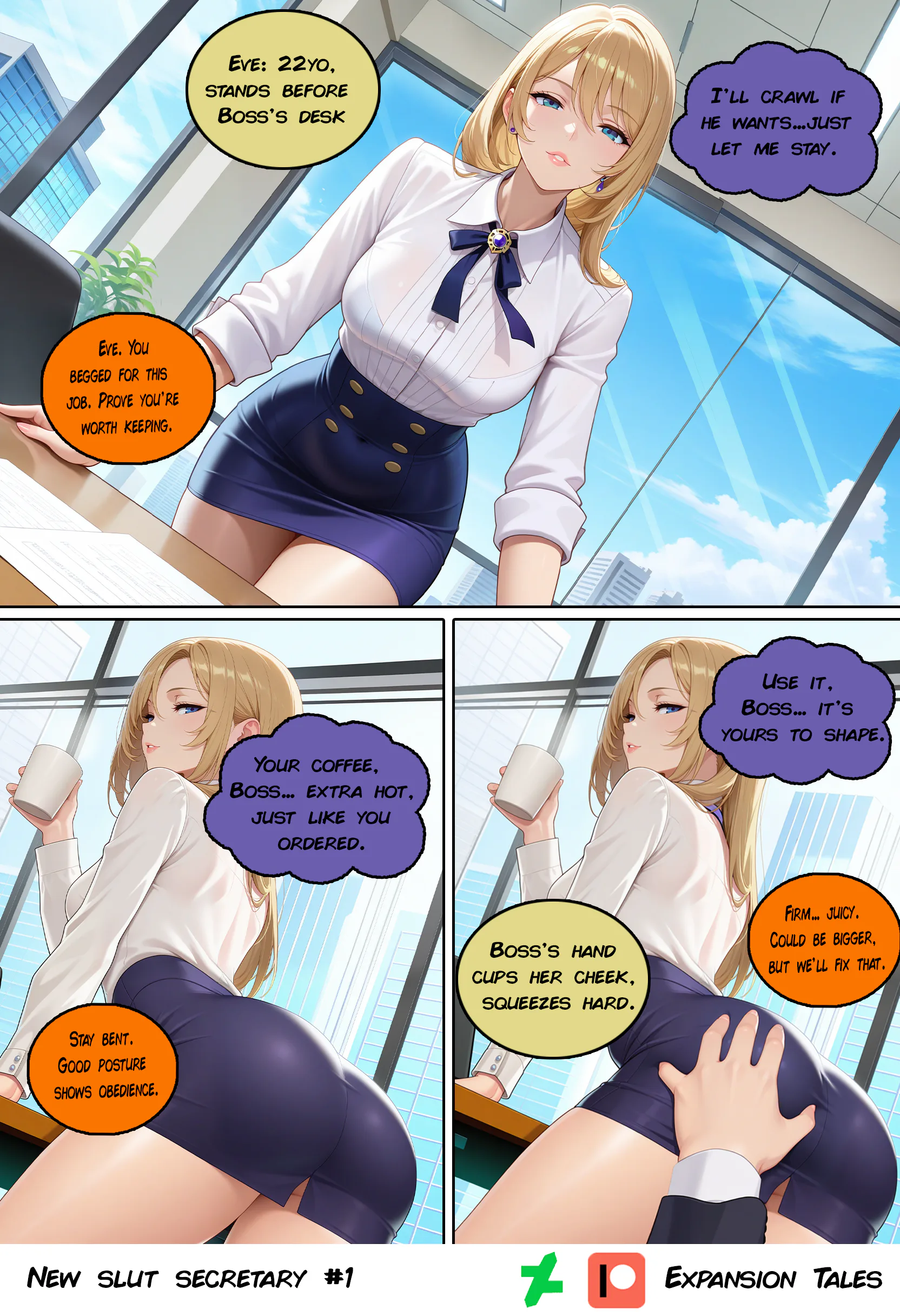 New Slut Secretary Chapter 1, page 1