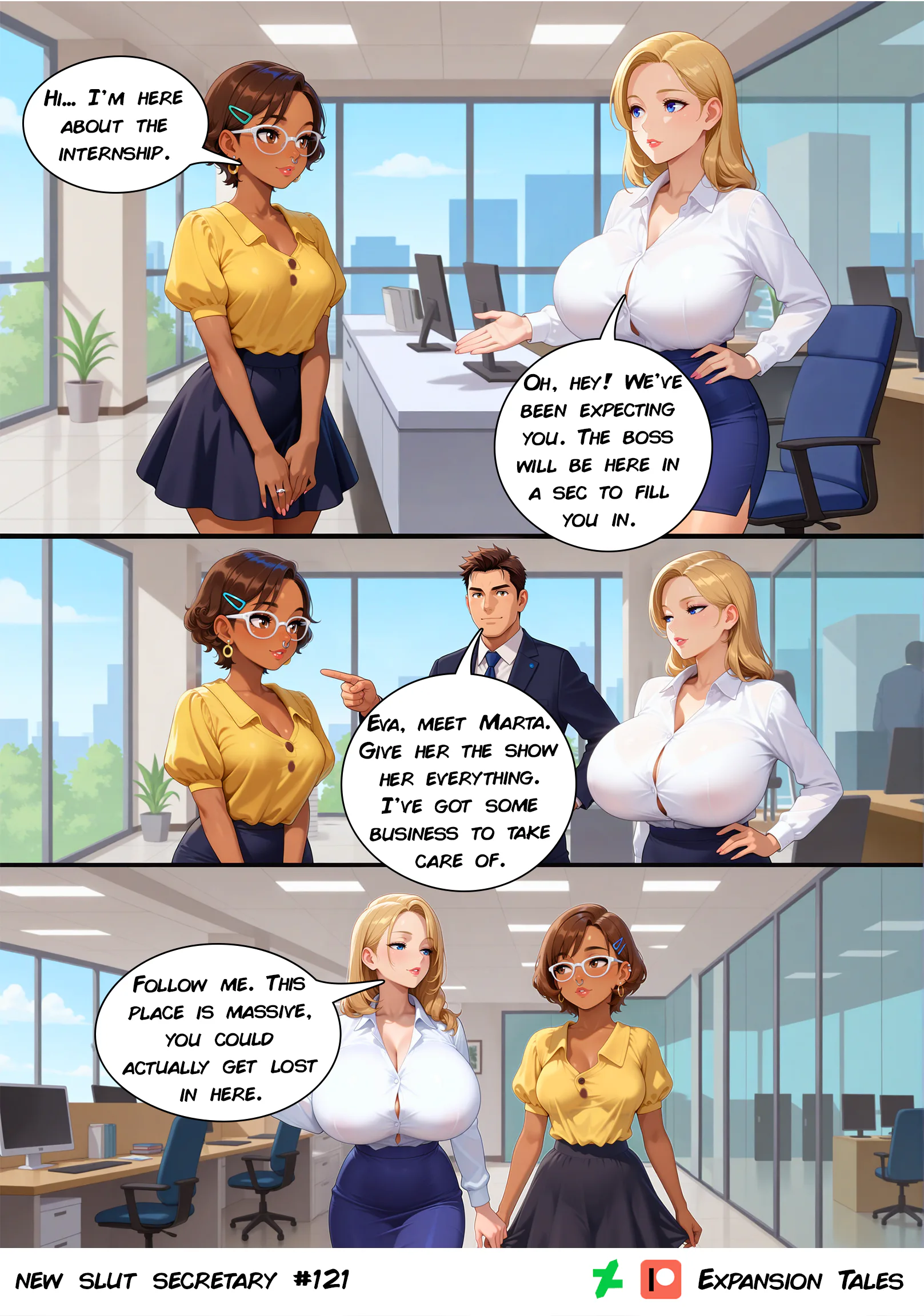 New Slut Secretary Chapter 11, page 1